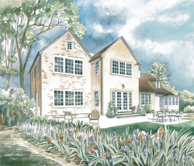 Private house rendering